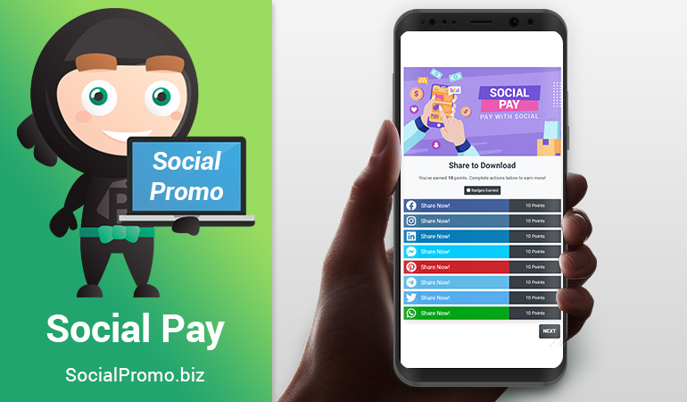 Social Promo - Pay with social