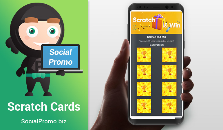 Social Promo - Scratch cards